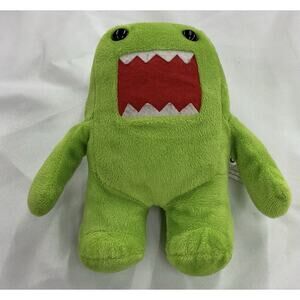 Unisex Licensed Japanese Lime Green Domo-Kun 10" Soft Plush Doll